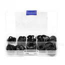 260Pcs/Box Star Nut Metal Starlock Push-on Locking Washer Fastener Kit M3-M12