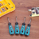 Domybest 4pcs U Fork Mold Screwdriver Set Multifunction CR-V Screwdriver
