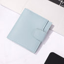 Women Fashion Bifold PU Leather Purse Casual Zipper Card Holder Short Wallet
