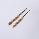 12pcs Electric Impact Drill Hex Shank Brush Car Paint Wire Cleaner (Brass) Newly