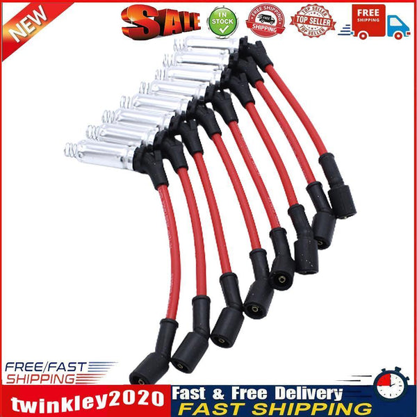 8x Car Spark Plug Ignition Wire for Chevrolet GMC V8 2000-2009 Accessories Newly