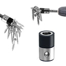 Magnetic Ring Screwdriver Bits Holder Anti-Corrosion Magnetizer (Black)