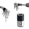 Magnetic Ring Screwdriver Bits Holder Anti-Corrosion Magnetizer (Black)