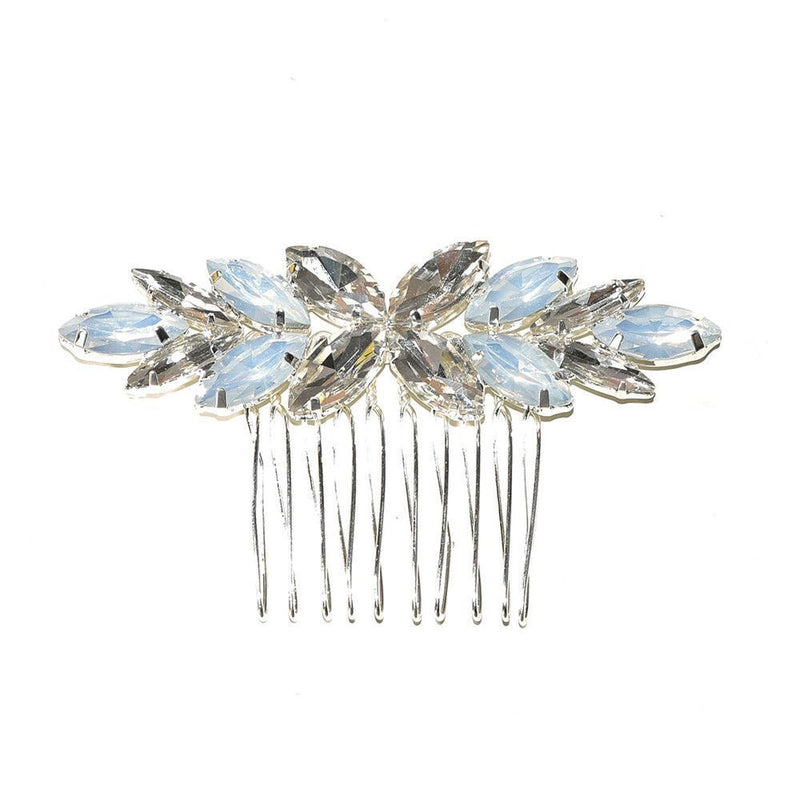 Wedding Hair Ornaments Leaf Rhinestone Hair Comb Bridal Hair Clips Flower