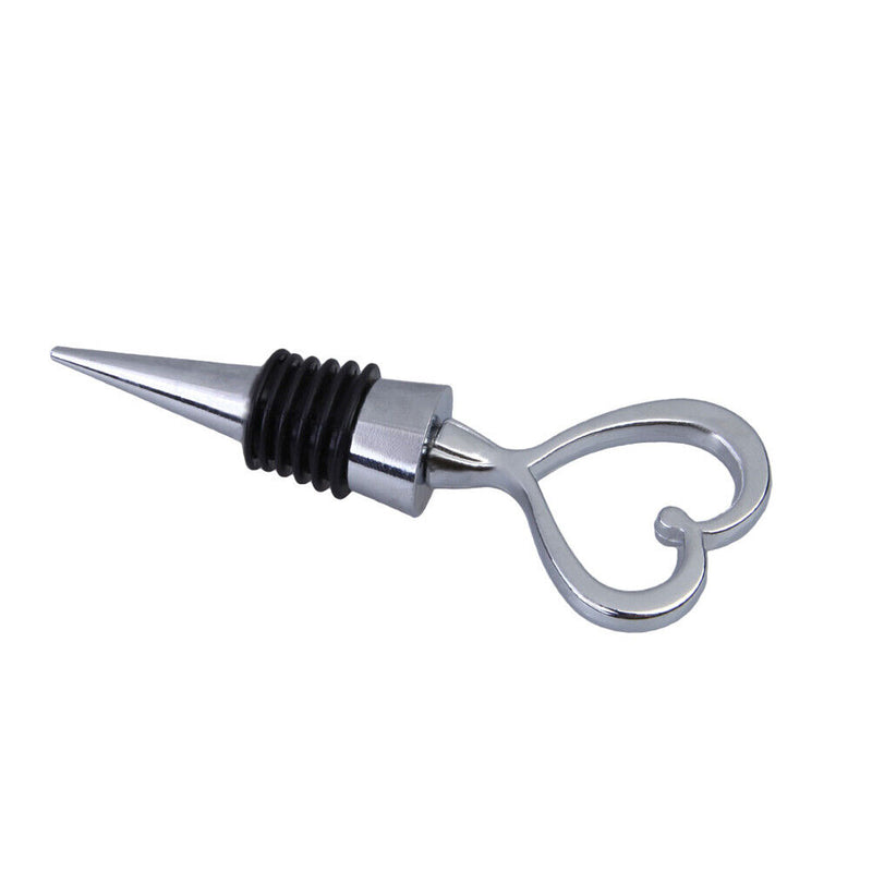 Love Heart Corkscrew Bottle Opener Set Wedding Decor Favors Wine Stopper