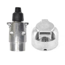 7 Pin Trailer Socket Aluminum Trailer Connector Adapter x 1 Towbar Plug D4N7