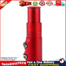 Aluminum Bike Front Stem Riser Handlebar Extension Adaptor (Red 120mm) Newly