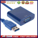 USB 3.0 to VGA 1080P Adapter Converter External Video Graphic Card with CD