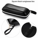 PU Leather Storage Pouch Zipper Glasses Case Sunglasses Box Spectacle Case