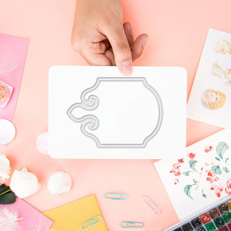 Transparent Silicone Birthday Flowers Seal Embossing Metal Paper Cut Card Molds