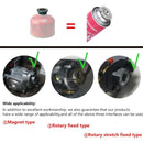 Flat/Long Gas Tank Adapter Magnetic Design for Outdoor Stove Accessories