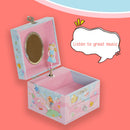 Jewelry Storage Organizer Music Box Girls Birthday Christmas Gift (Pink) Newly