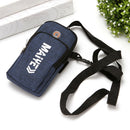 Sports Phone Bag Arm Purse Fitness Running Key Holder Money Wallet (Blue) Newly