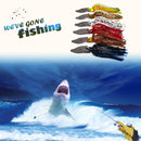 6pcs Metal Jig Iron Plate Lead Fish Sequins Crank Hook 11g Fishing Accessories