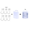 6pcs/lot Mushroom Jig Head Fishing Barbed Hooks Stainless Steel Hook (5.6g)