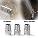 3pcs 4000psi 15/25/40 Degree High Pressure Washer Sprayer Fan Nozzle Tips Newly