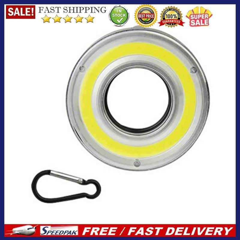 COB LED Camping Lantern Tents Lamp Mini Portable Fishing Light Battery Powe