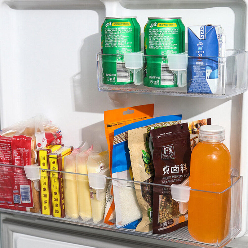 4x Refrigerator Sorting Partition Board Divider Kitchen Storage Organizers Newly
