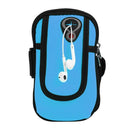 Sports Jogging Gym Armband Running Bag Mobile Phone Case Holder Bag (Blue) Newly