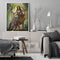 Frameless Girl and Wolf Oil Paint by Numbers Kit Handpainted Art Wall Handicr
