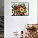 DIY Full Square Drill Diamond Painting Mosaic 5D Color Flowers Bird Ornament Kit