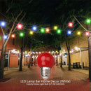 Colorful Globe Light Bulb E27 3W SMD2835 LED Lamp Bar Home Decor (Red) Newly