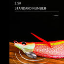 Lifelike Jigs Luminous Octopus Bait Fishing Tackle Squid Hook Wood Shrimp Lures