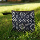 Outdoor Mini Cosmetic Storage Bag Makeup Pouch Oxford Cloth Zipper Organizer