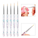 DIY Line Stripes Nail Drawing Pen Nail Liner Painting Pen Nail Art Brush