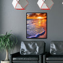 Round Diamond Painting Evening Beach Cross Stitch Embroidery Mosaic Picture Kit