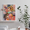 Digital Paint Person Painted By Numbers On Canvas Wall