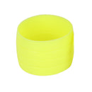 1 Pair Silicone Plug Bicycle Handlebar Buckle Sleeve Fixed Ring (Yellow)  Newly