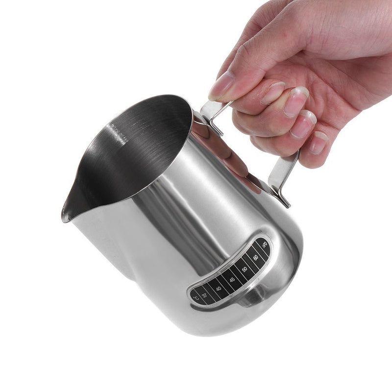 Display Steaming Pitchers Milk Frothing Pitcher 600ml/20oz Stainless Steel