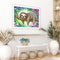 DIY Handpainted Sloth Oil Paint by Numbers Picture Drawing Craft Kit Artwor