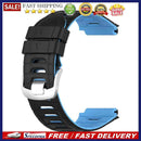 Silicone Smart Watch Band Double Color Wrist Strap for Garmin Forerunner 92