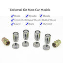 4pcs M12x1.5 12mmx1.25 Anti Theft Lug Nuts Universal Wheel Nuts + 2 Keys Se