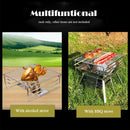 Outdoor BBQ Grill Folding Steel Stoves Barbecues Mini Camping Grills