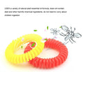 12pcs Mosquito Repellent Bracelet Spiral Anti-Mosquito Wrist Band Random