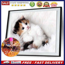 White Adorable Cat 5D Diamond DIY Painting Craft Kit Home Decor