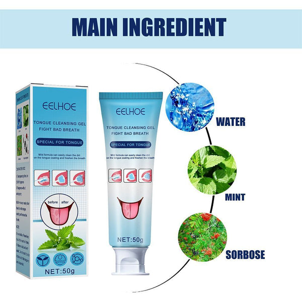 Breath Health Remove Odor Tongue Scraper Tongue Brush Tongue Coating Cleansing