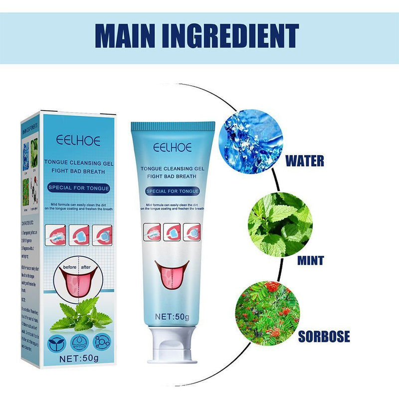 Breath Health Remove Odor Tongue Scraper Tongue Brush Tongue Coating Cleansing