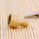 Tyre Valve Reducer Cap Adapter For Loader Earthmover Tractor EM Wheel Large Bore