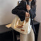 #A Canvas Crossbody Bags Solid Women Messenger Bags Top-handle Bags for Ladies G