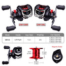 8kg Max Drag Fishing Reel 7.2:1 Bait Casting Fishing Wheel (Right Hand) Newly