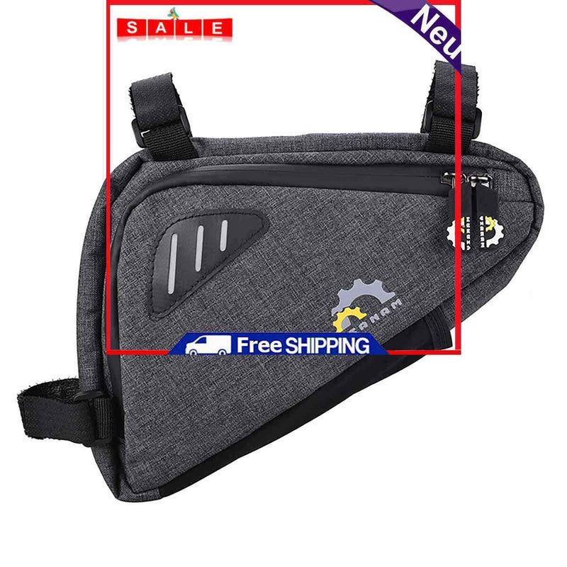 Bike Triangle Frame Bag - Bicycle Storage Top Tube Front Pouch Cycling Accessory