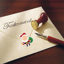 24 Sheets Christmas Decor Stickers DIY Gift Bags Boxes Decoration Paper Labels~