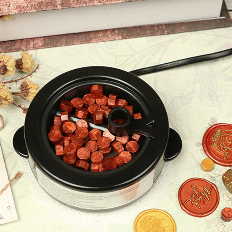 60W Furnace Stove Fire Wax Warmer Wax Bar Sticks Beads Melting Electric Hea