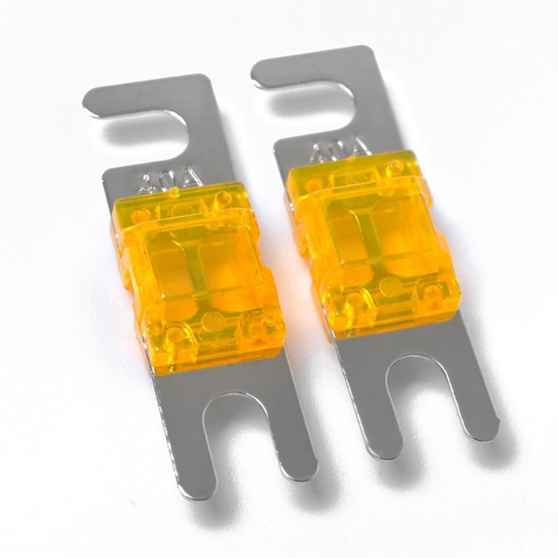 5pcs Nickel Plated Car Audio 32V AFS Mini ANL Fuses Auto Stud Fuses (40A) Newly