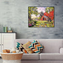 Frameless Storehouse Painting By Numbers Kit DIY Canvas Oil Wall Art Pictures