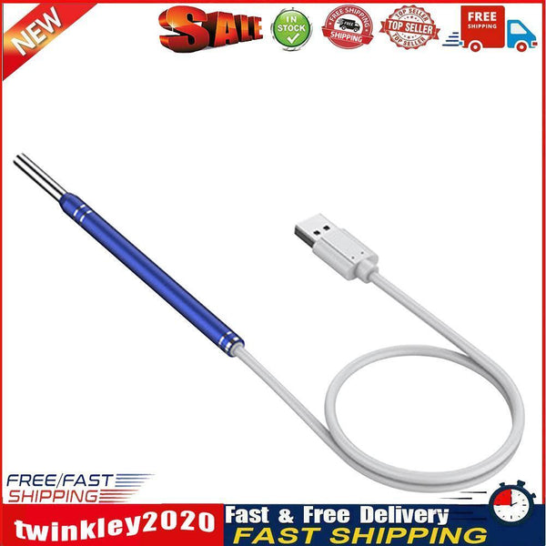 Ear Wax Cleaning Earpick Otoscope Ear Sticks Camera Endoscope (3.9mm Blue) Newly